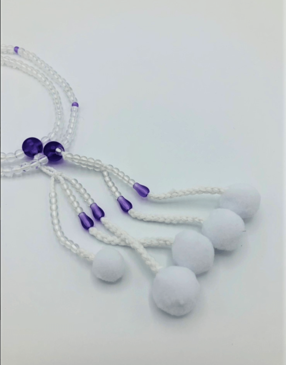 Beads crystal purple Plastic M - SGI Finland Shop