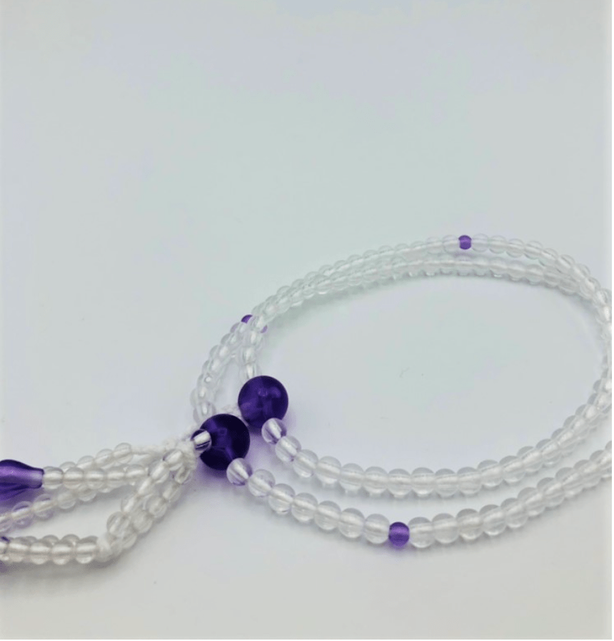 Beads crystal purple Plastic M - SGI Finland Shop