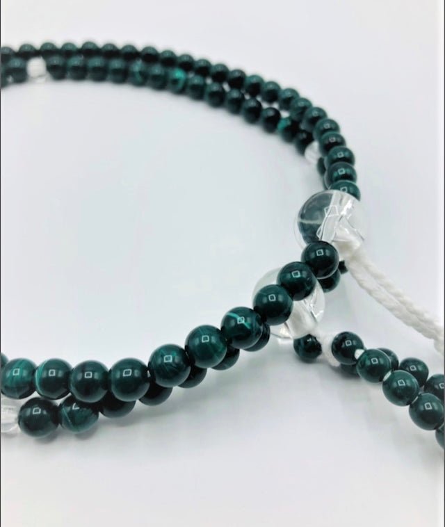 Beads Malachite Plastic, Medium - SGI Finland Shop