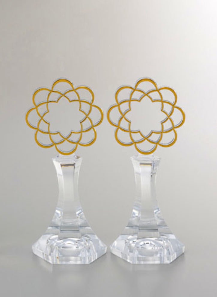SGI Logo Bottleas small, plastic, clear or gold (pair) - SGI Finland Shop