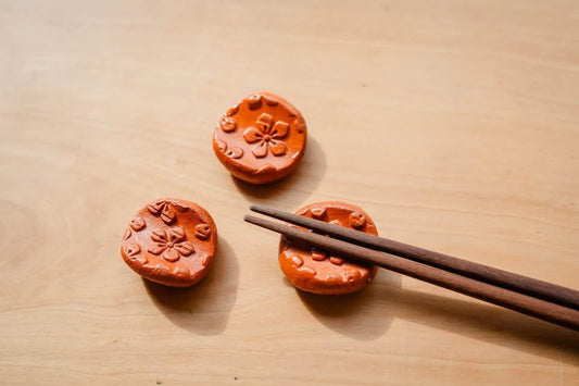 Chopstick rest, wild terracotta